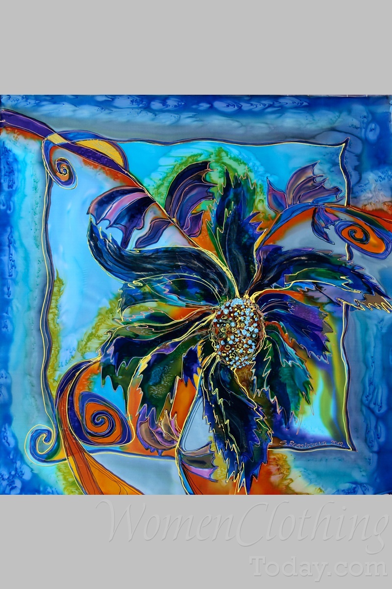 Silk Painting Flowers of Inspiration