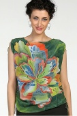 Silk Blouse Fall Emerald Silk Blouse Fall Emerald