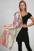 Silk Scarf Leaves Rustle Silk Scarf Leaves Rustle