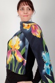 Silk Scarf Flowers Splendour Silk Scarf Flowers Splendour