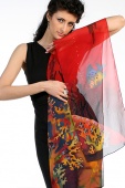 Silk Scarf Red Sea 2 Silk Scarf Red Sea 2