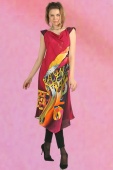Silk Dress Mahogamy