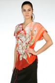 Silk Blouse Pink Pearls Silk Blouse Pink Pearls