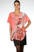 Silk Blouse The Bouquet of Passion Silk Blouse The Bouquet of Passion