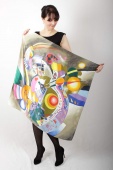 Silk Scarf Abstract World by Kandinsky Silk Scarf Abstract World by Kandinsky