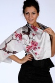 Silk Scarf Cherry Blossom Silk Scarf Cherry Blossom