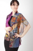 Silk Scarf Corals 2 Silk Scarf Corals 2