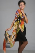 Silk Scarf Dazzling Beauty Silk Scarf Dazzling Beauty