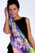 Silk Scarf Flower of the Night Silk Scarf Flower of the Night