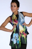 Silk Scarf Flowers Splendour Silk Scarf Flowers Splendour