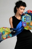 Silk Scarf Hundertwasser 3 Silk Scarf Hundertwasser 3