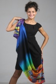 Silk Scarf Hundertwasser 6 Silk Scarf Hundertwasser 6