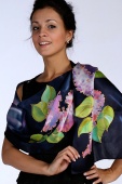 Silk Scarf Lilac Flower Silk Scarf Lilac Flower