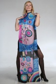 Silk Scarf Rings of Hundertwasser Silk Scarf Rings of Hundertwasser