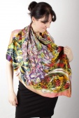 Silk Scarf Secret Garden Silk Scarf Secret Garden