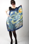 Silk Scarf Starry Night by Van Gogh Silk Scarf Starry Night by Van Gogh