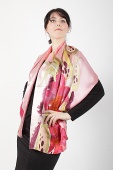 Silk Scarf The Rose Hips Silk Scarf The Rose Hips