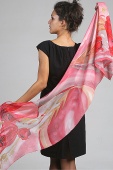 Silk Scarf The Three Lives of Poppies 2 Silk Scarf The Three Lives of Poppies 2