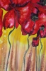 Silk Painting- Poppies Dream