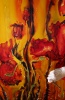 Silk Painting- Field of Beautiful Poppies