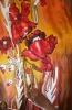 Silk Painting- Poppies Harmony