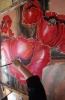 Silk Painting- Shining of Poppies Field