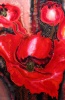 Silk Painting- Filed of Poppies Shining 2