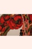 Silk Painting- Poppies Symphony