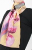 Silk Scarf The Pink Flowers
